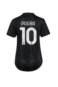 Juventus Paul Pogba #10 Voetbaltruitje Uit tenue Dames 2022-23 Korte Mouw